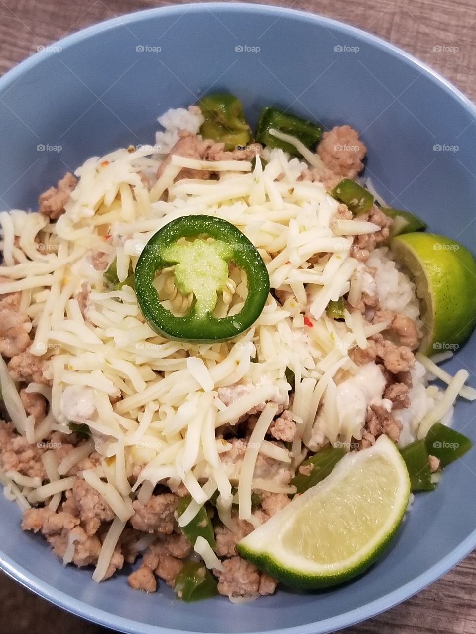 Pork carnitas bowl