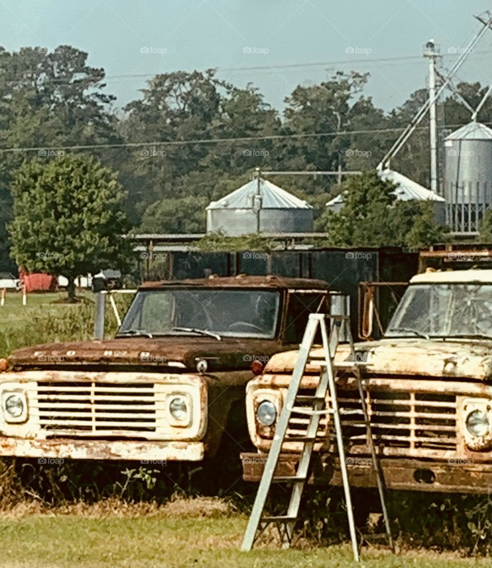 Rusty trucks