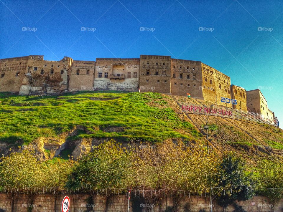 Erbil citadel . 2013 new year in Erbil 