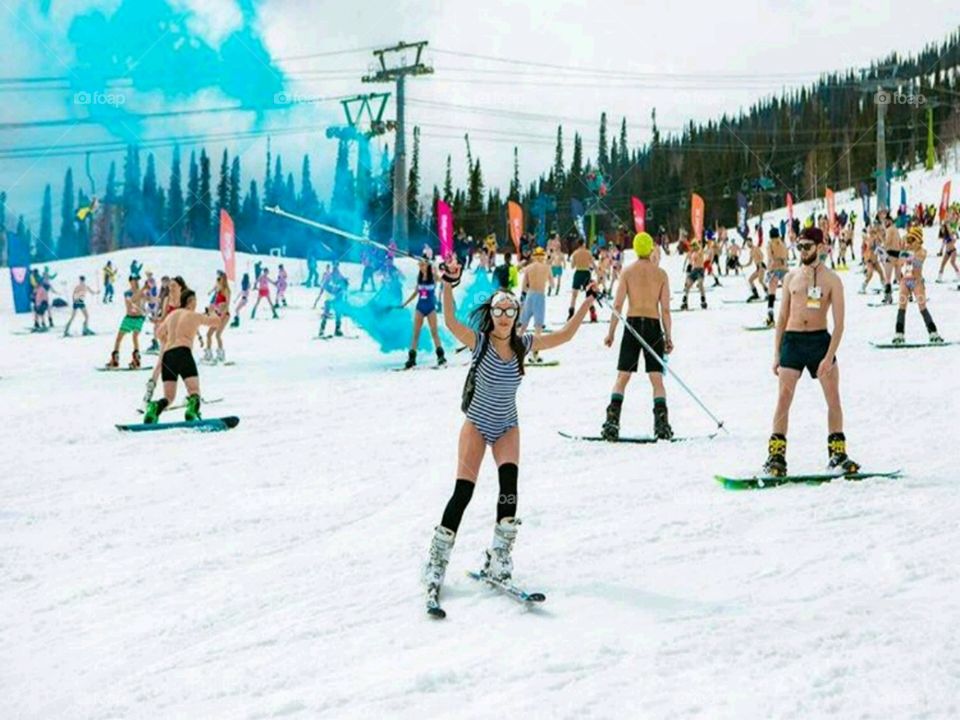 random photo🤔I'm skiing⛷