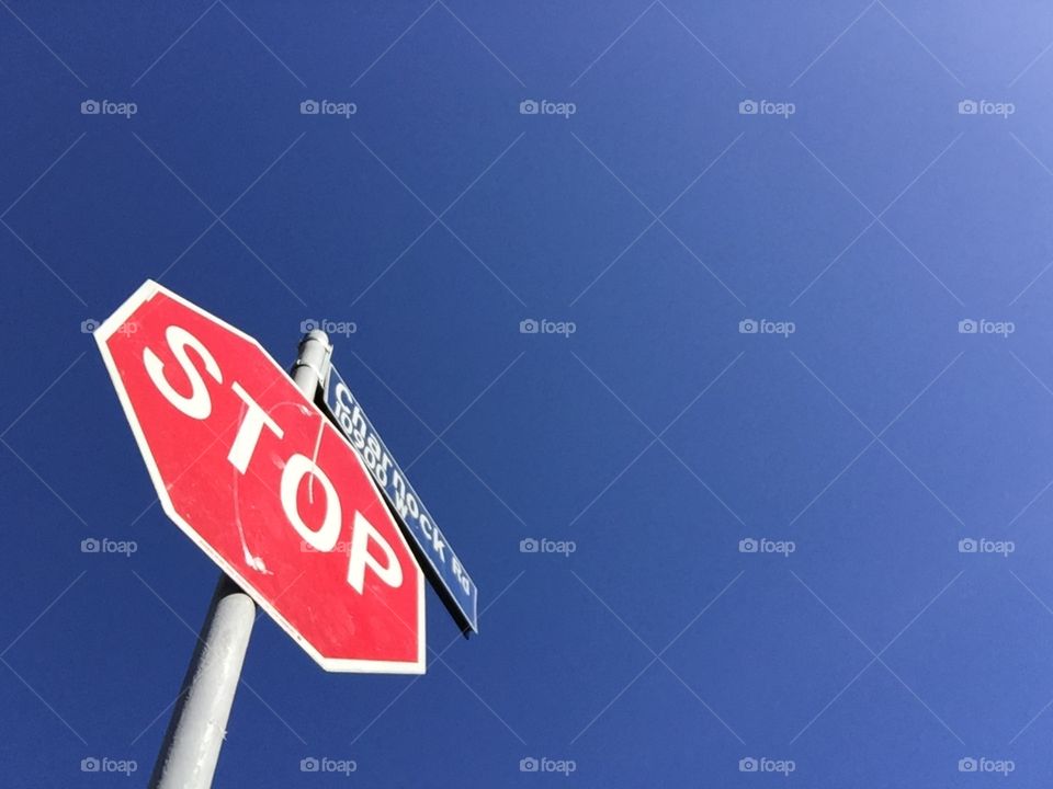 Stop sign LA