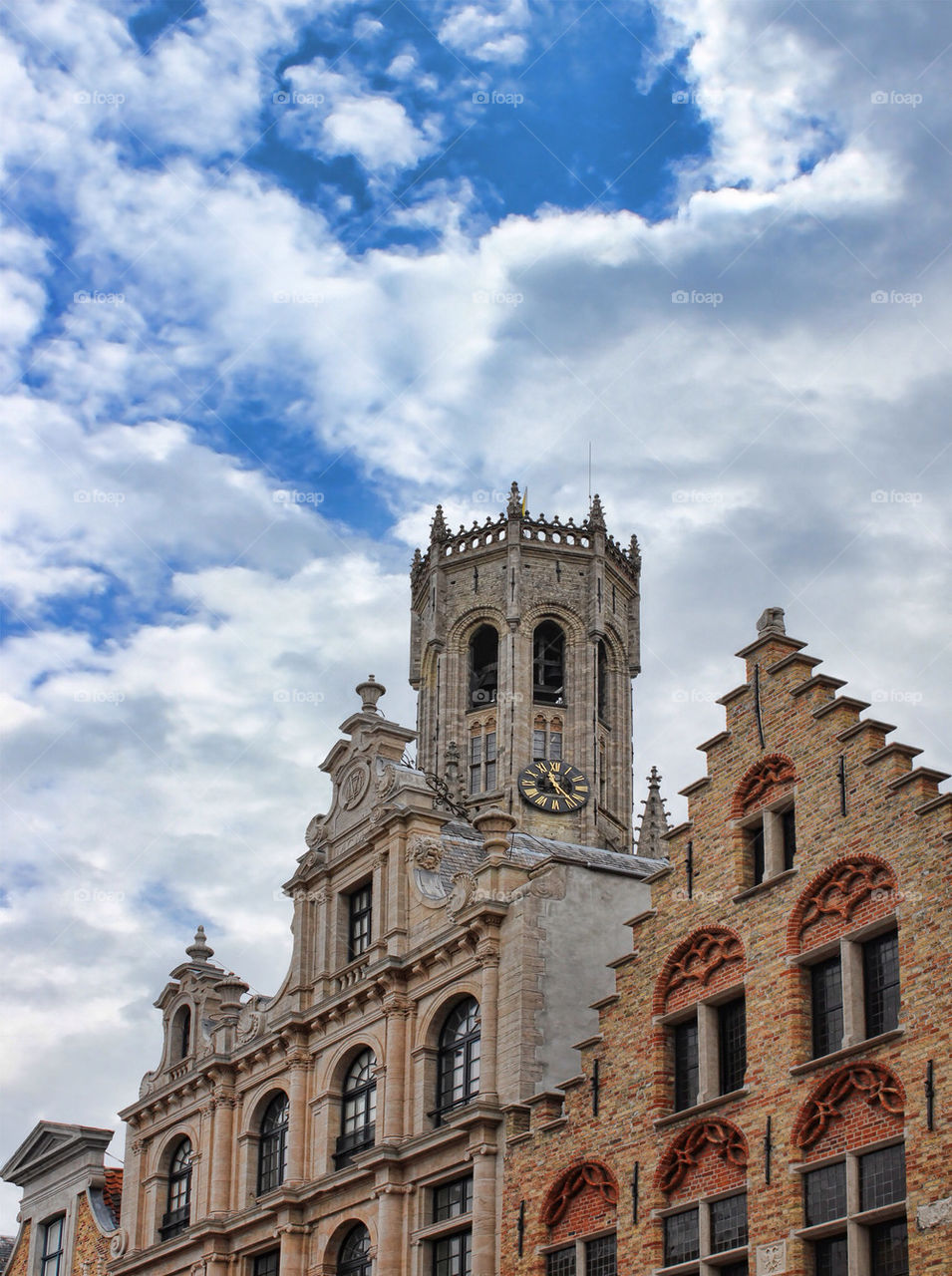 sky blue summer clouds by chris7ben