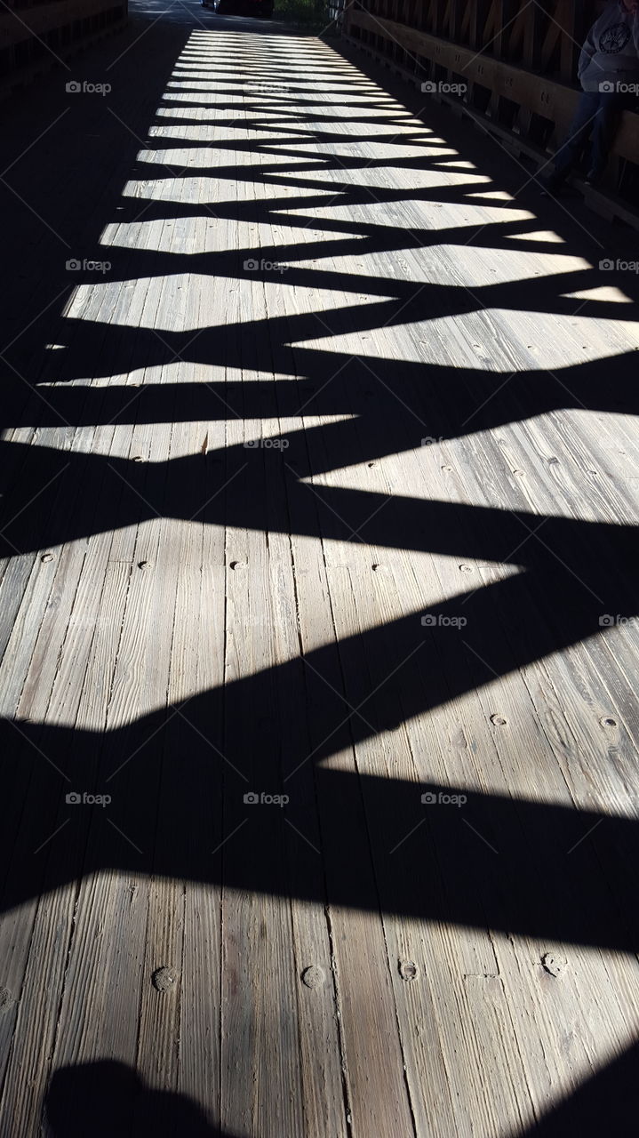 Covered Bridge Shadows