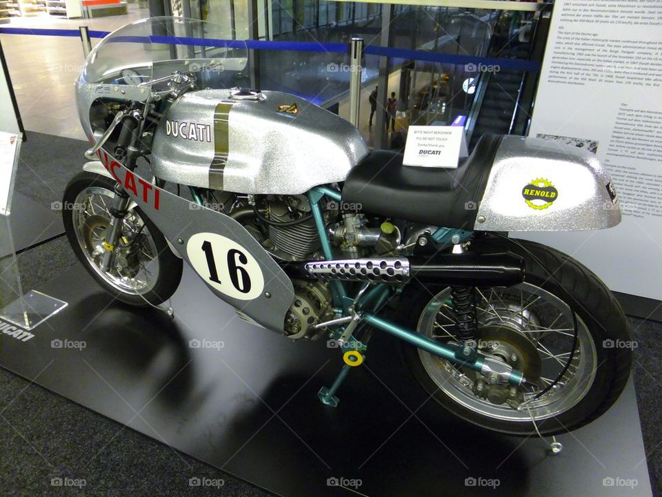 THE DUCATI MUSEUM AT ZURICH FLUGHAFEN