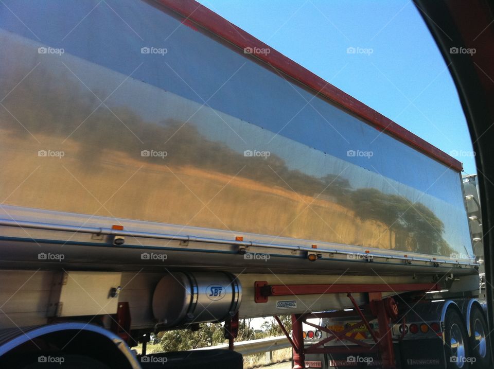 Truck on Hume Highway Australia