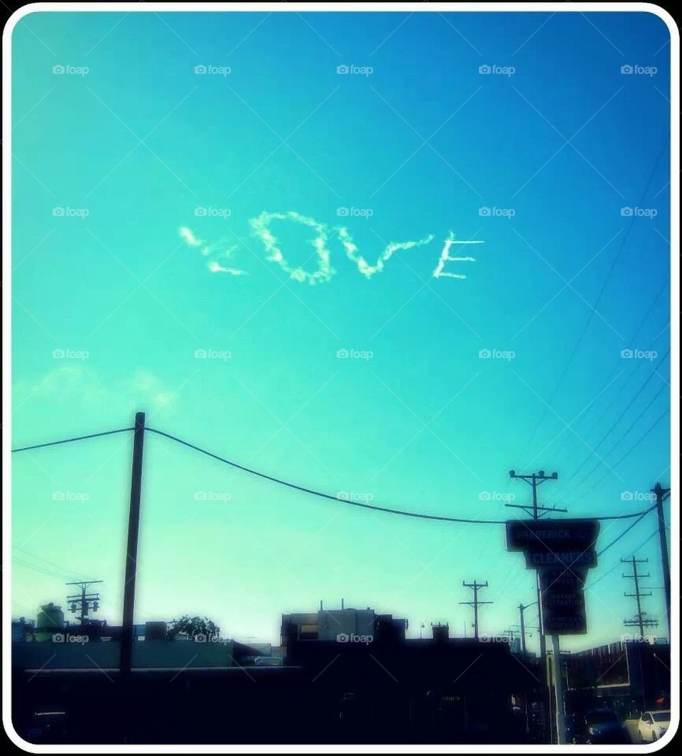 love skywriting