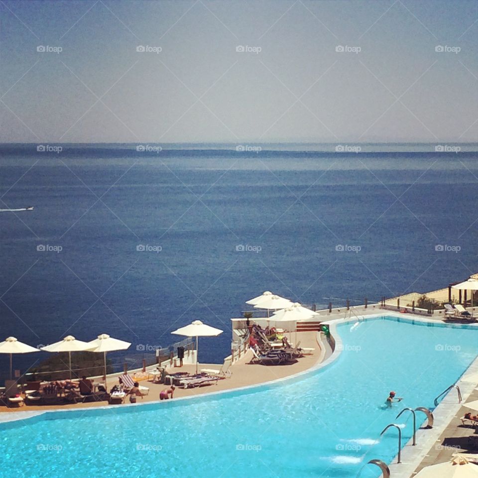 Hotel pool in Kefalonia! 
