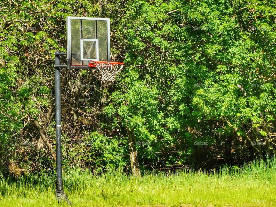 Neighborhood Basketball Court
