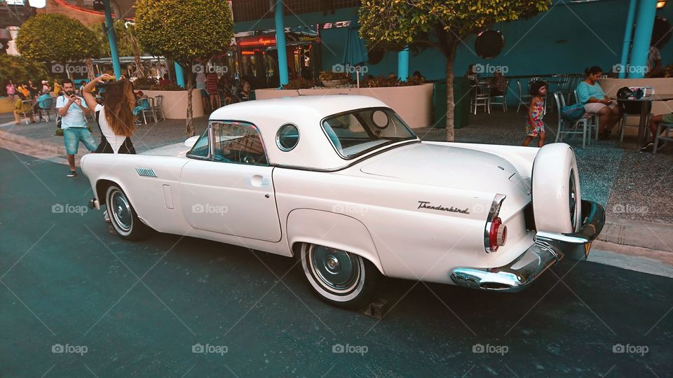 50s car @Universal Studio Singapore