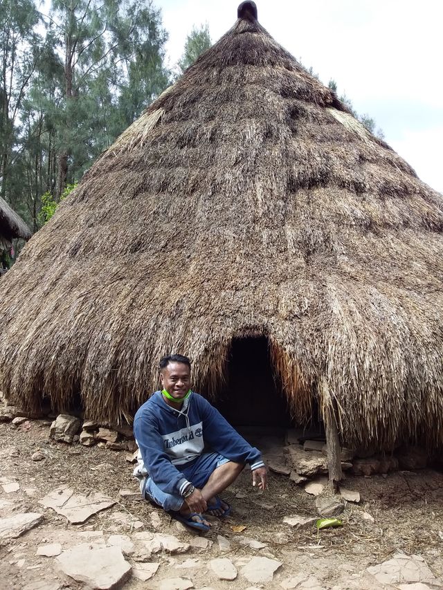 Traditional timor tribal traditional house, in the district of East Tengah Selatan, Profinsi Nusa Tenggara Timur. Indonesia