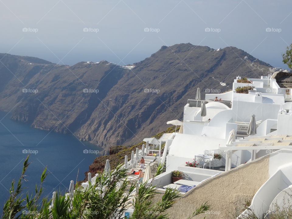 view of Santorini