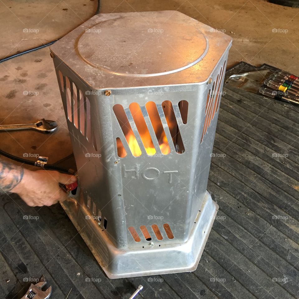 Gas Space Heater. Low, Medium, High Flame🔥