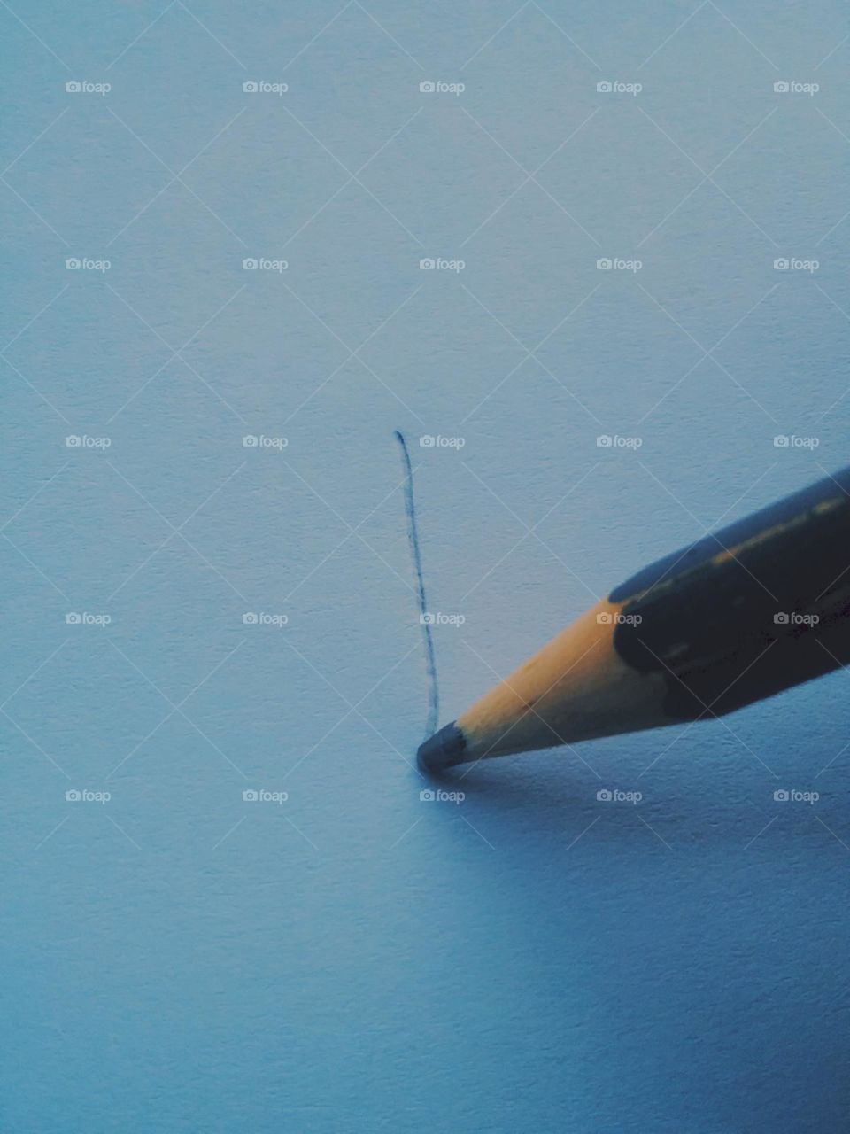 O primeiro risco, despercebido sua importância.