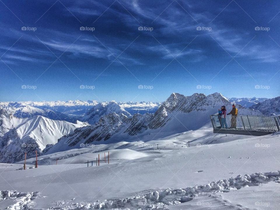 Viewing platform, Zugspitze