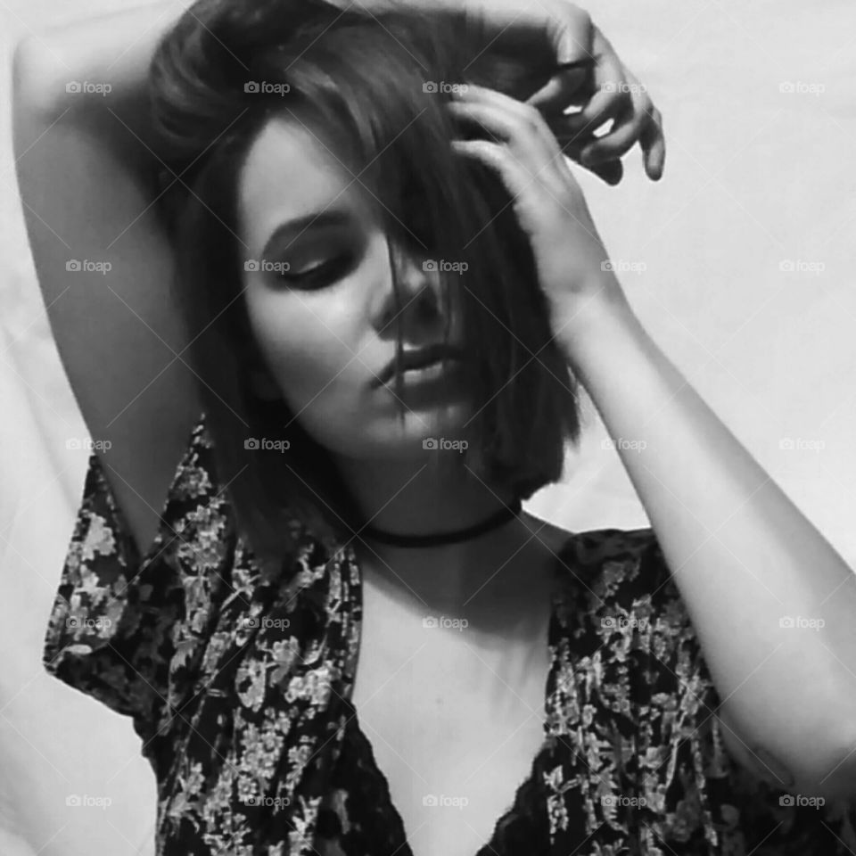 me and my modeling (pose) expression