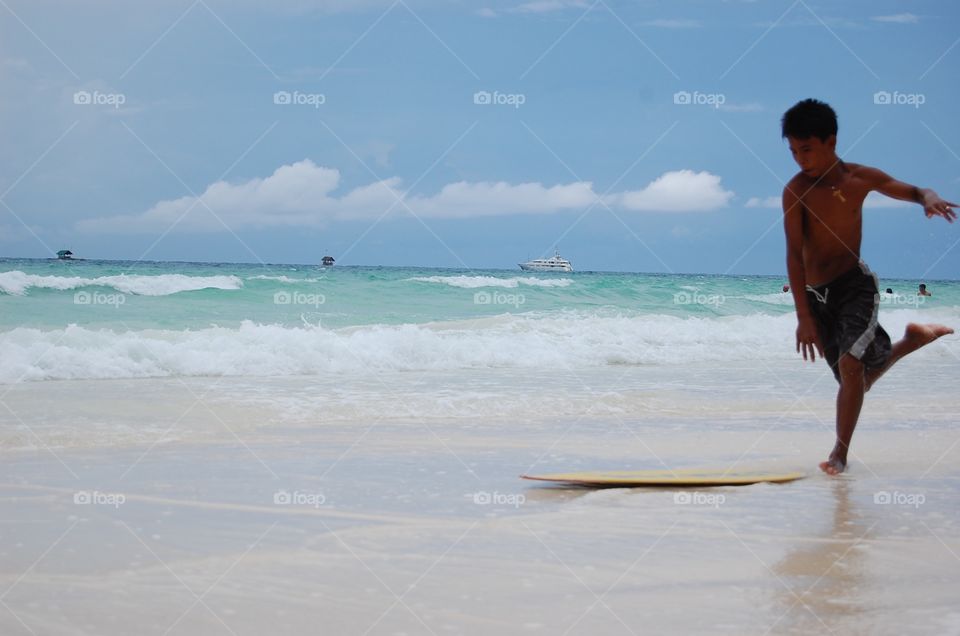 Skimboarding
