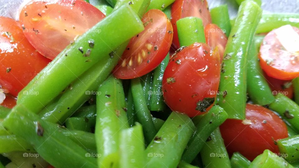 Tomato Green Bean Salad