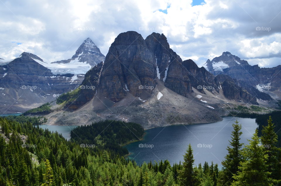 Mount Assinboine  & Mount Sunburst