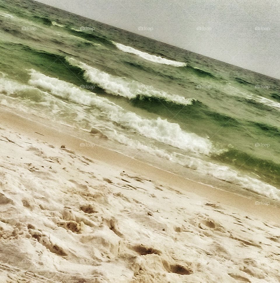Beach, Sand, Surf, Sea, Ocean