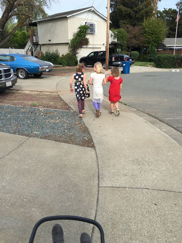 Road, Street, People, Child, Pavement