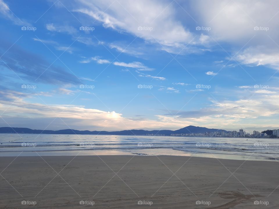 Praia de Santa Catarina, Brasil.