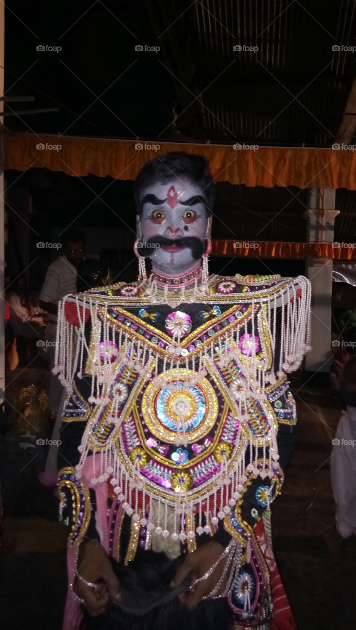 Artist as a monster in Assamese religious cultural play