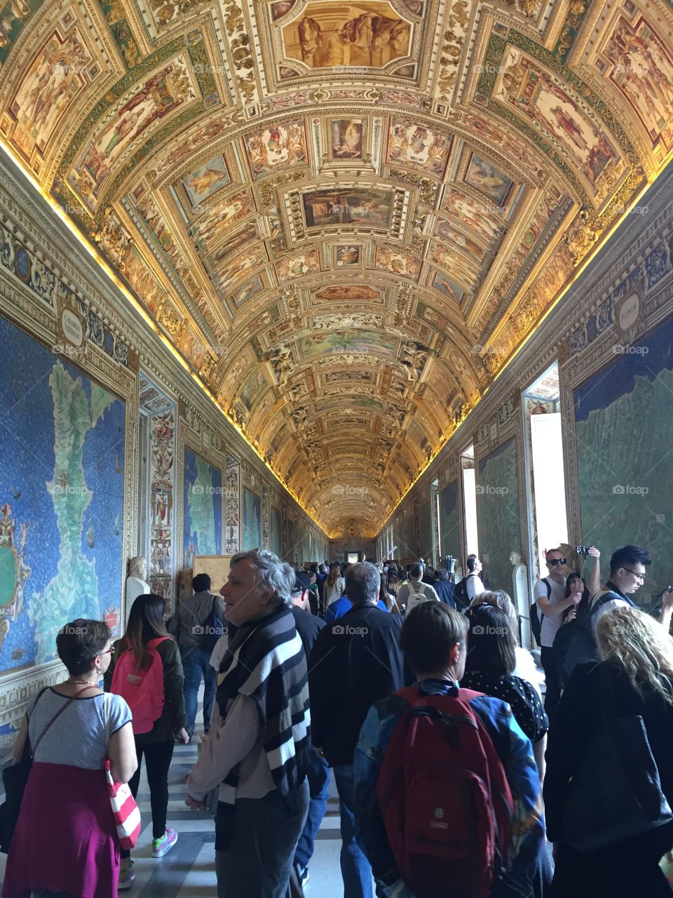 On the way to the Sistine Chapel