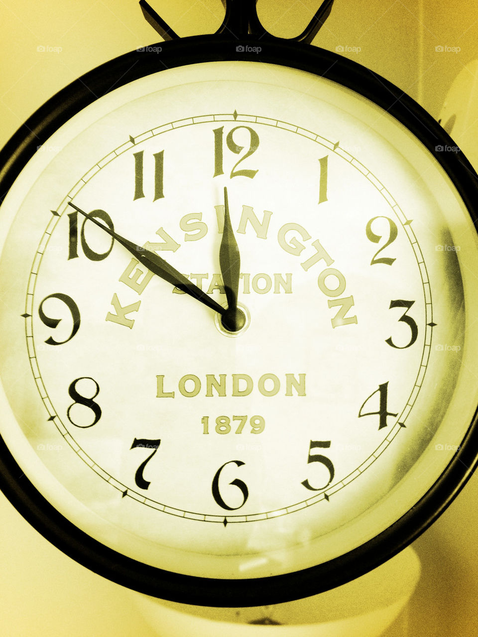 yellow london clock old by laurenvearn