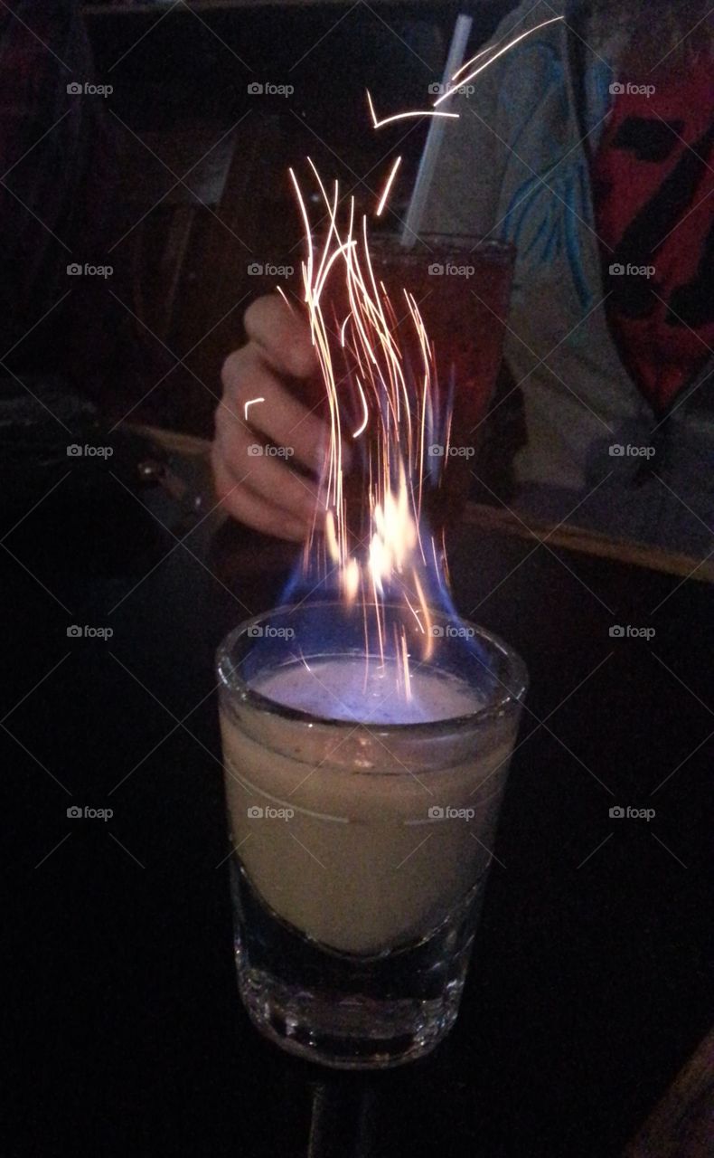 flaming shot