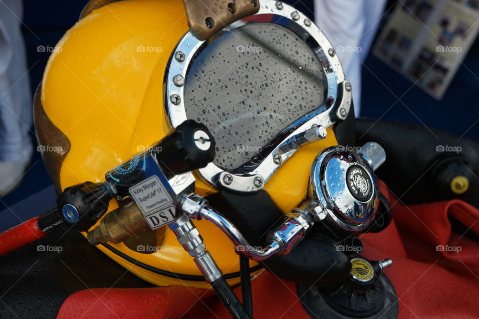 diving mask. equipment of marina militare italia