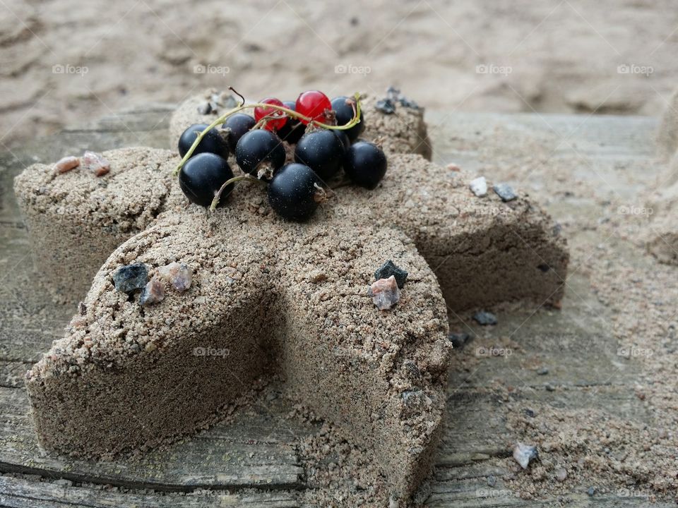 Sand cake