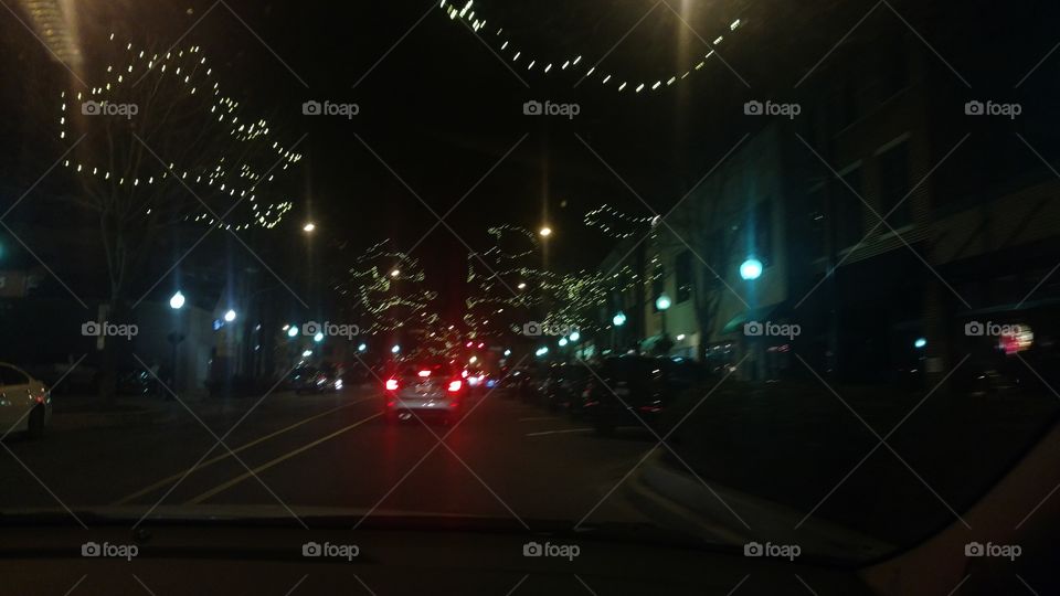 Street, Light, Blur, Road, City