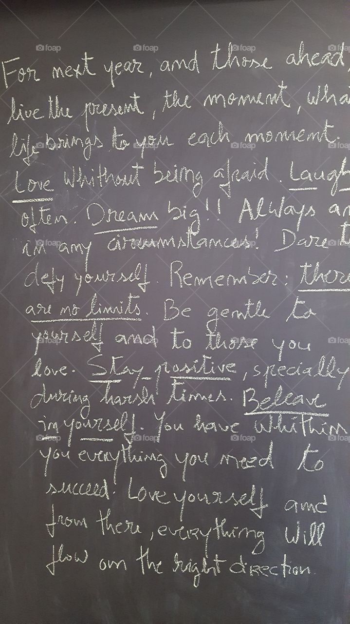 new year resolutions