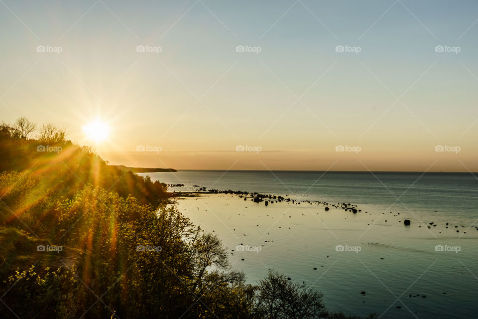 Sunset Estonia Baltic Sea 