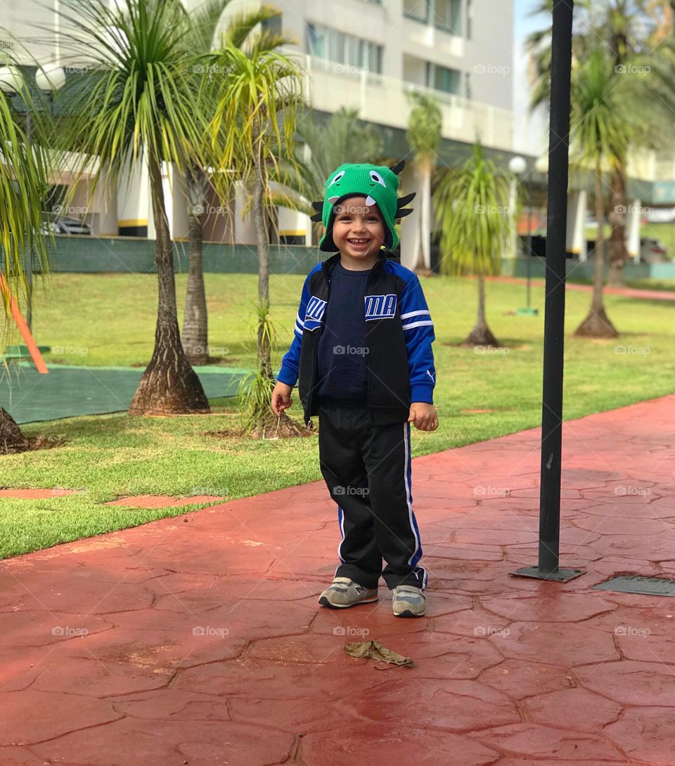 Boy on the playground 