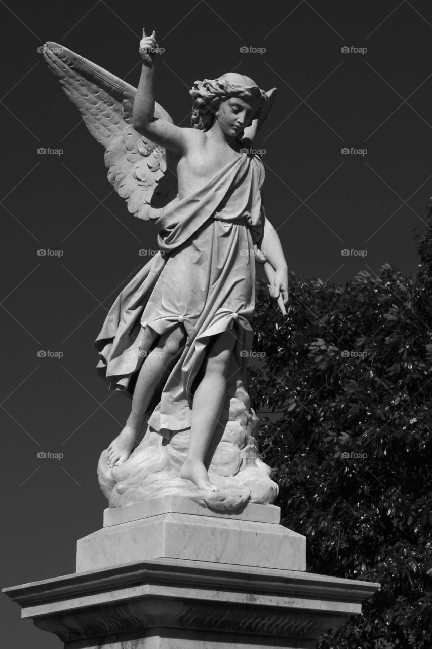 The Colon Cemetery, or more fully in the Spanish language Cementerio de Cristóbal Colón, was founded in 1876 in the Vedado neighbourhood of Havana, Cuba on top of Espada Cemetery. Named for Christopher Columbus, the 140 acre (57 ha) cemetery is noted for its many elaborately sculpted memorials. It is estimated that today the cemetery has more than 500 major mausoleums, chapels, and family vaults.
Colon Cemetery is one of the great historical cemeteries of the world, and is generally held to be the most important in Latin America in historical and architectural terms, second only to La Recoleta in Buenos Aires. Prior to the opening of the Colon Cemetery, Havana's dead were laid to rest in the crypts of local church catacombs and then, beginning in 1806, at Havana's newly opened Espada Cemetery. When locals realized there would be a need for a larger space for their community’s dead (due to an 1868 cholera outbreak), planning then began for the Colon Cemetery.