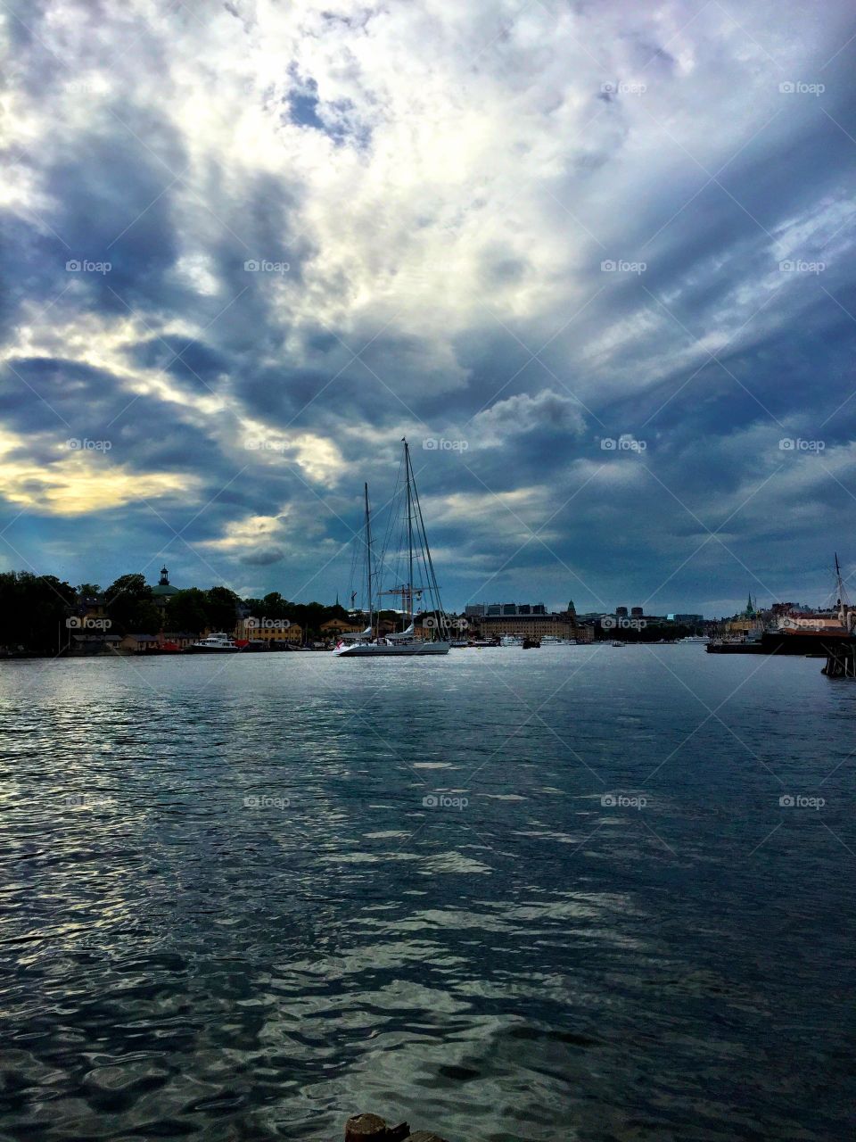 Boat in Stockholm! 