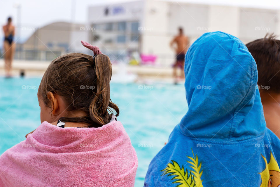 On a swimming pool