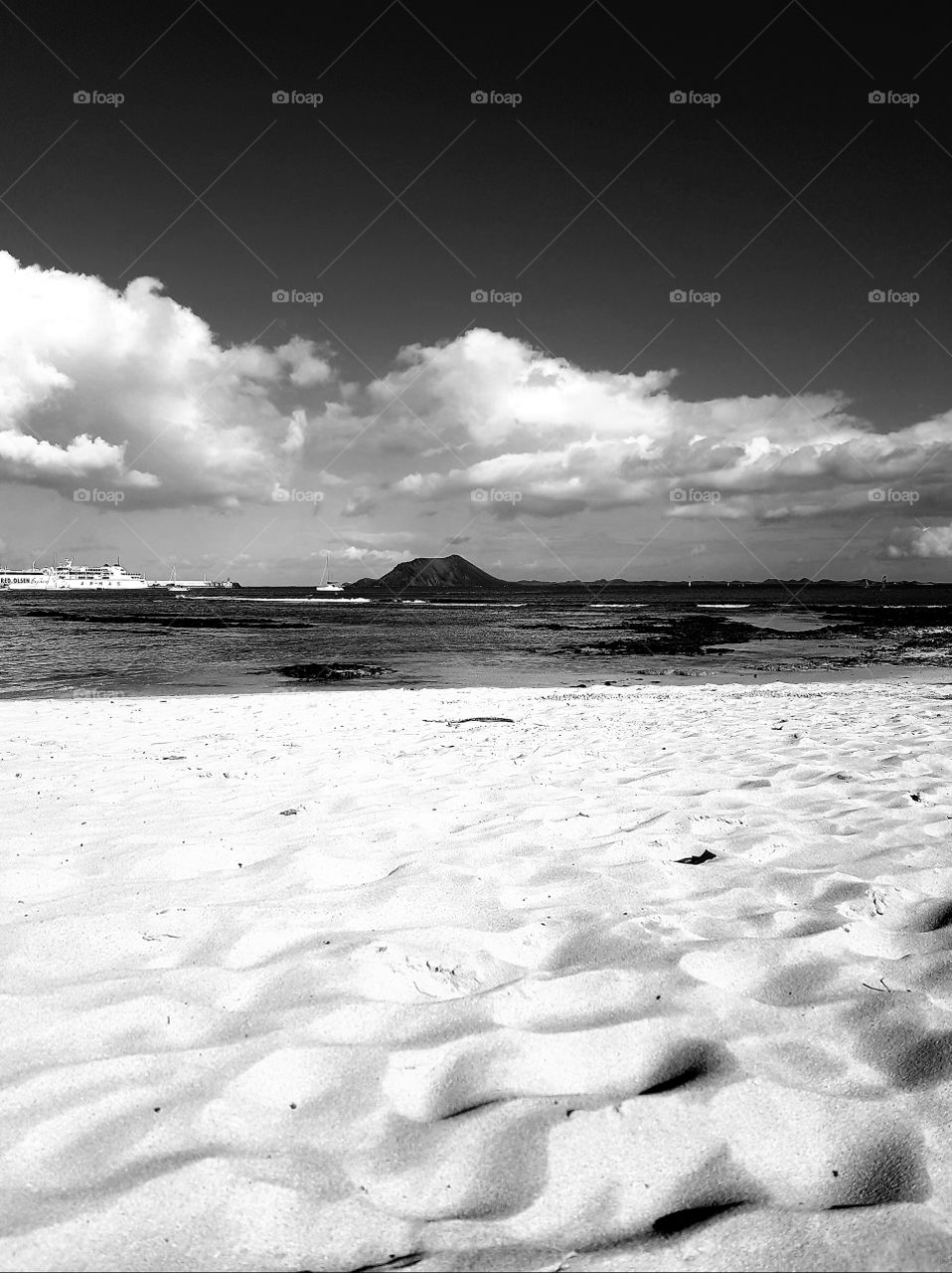 Black & White Corralejo Fuerteventura Canary Island
