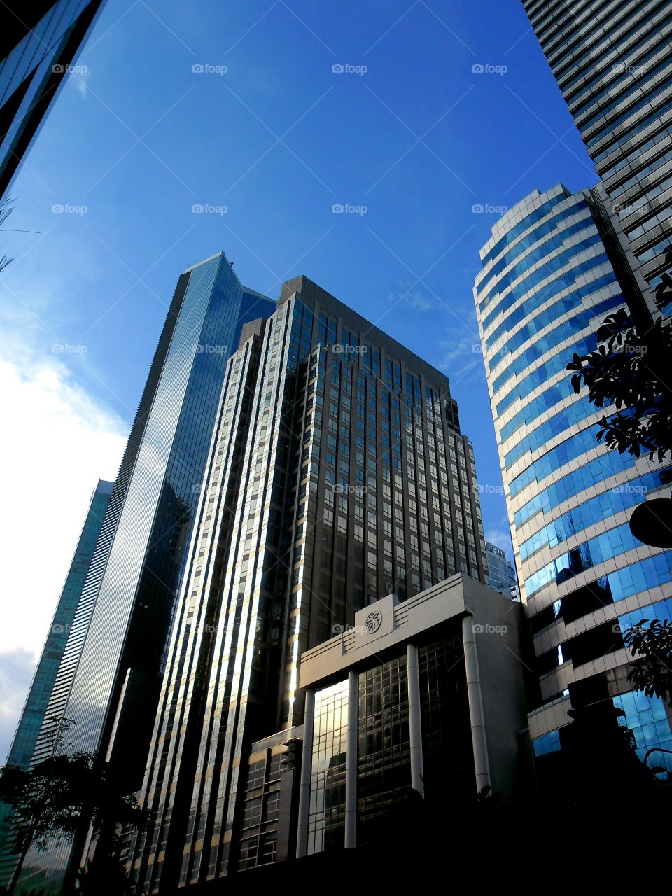 buildings and skyscrapers. buildings and skyscrapers in makati city, philippines