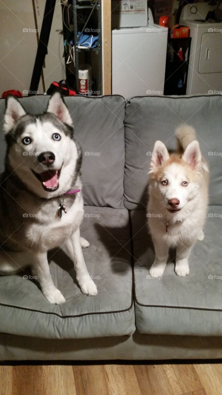 Alaska and Skyla smiling