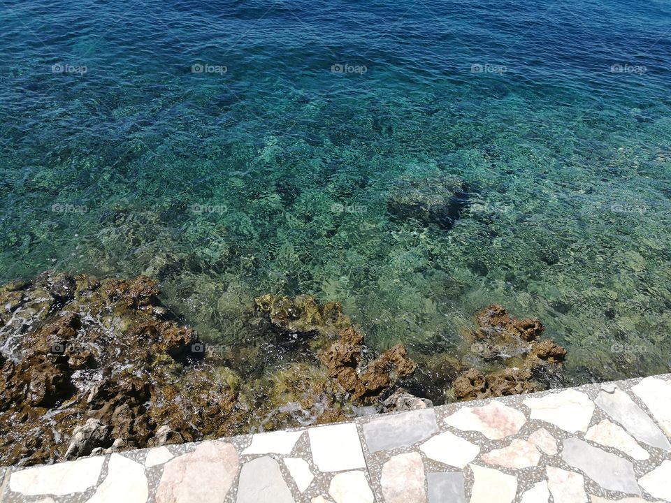 clear water