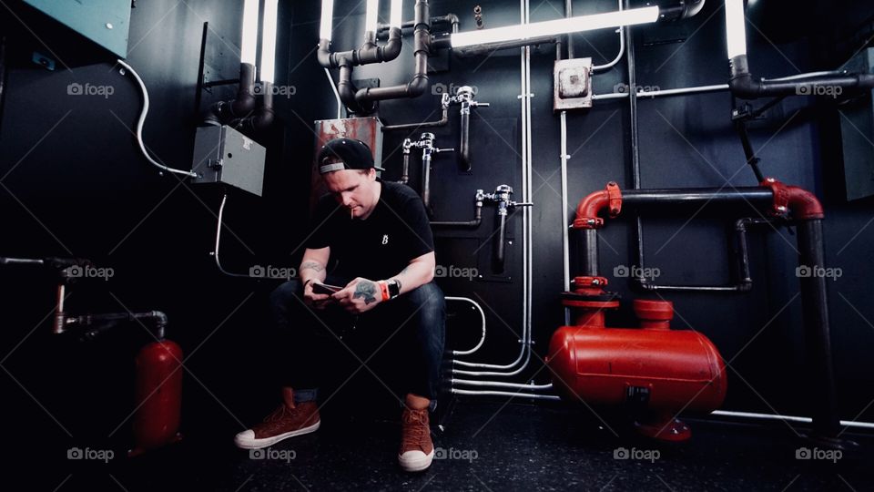 The guy behind the camera. @photographsanfrancisco taken by @iameilyn this is all a part of the Meowwolf Unedited series...