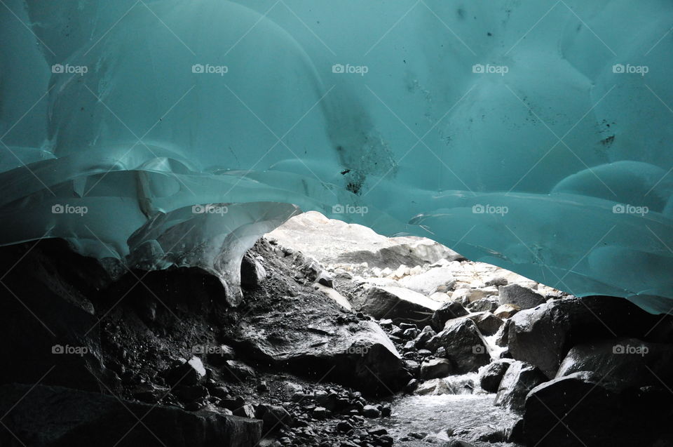 Ice cave entrance