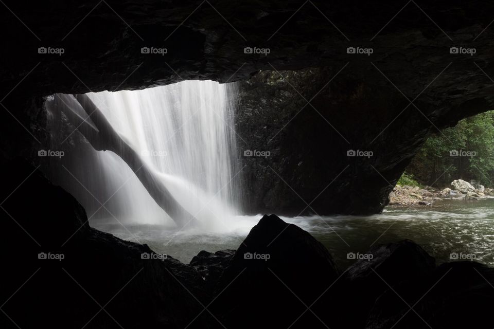 Natural Arch Waterfall