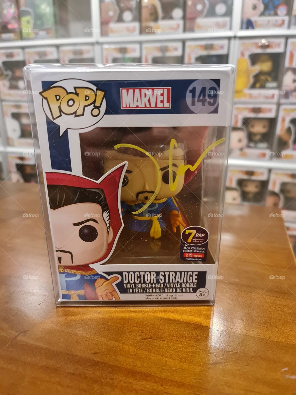 Funko Pop! - Marvel - Dr. Strange - Jack Coleman Signed - JSA