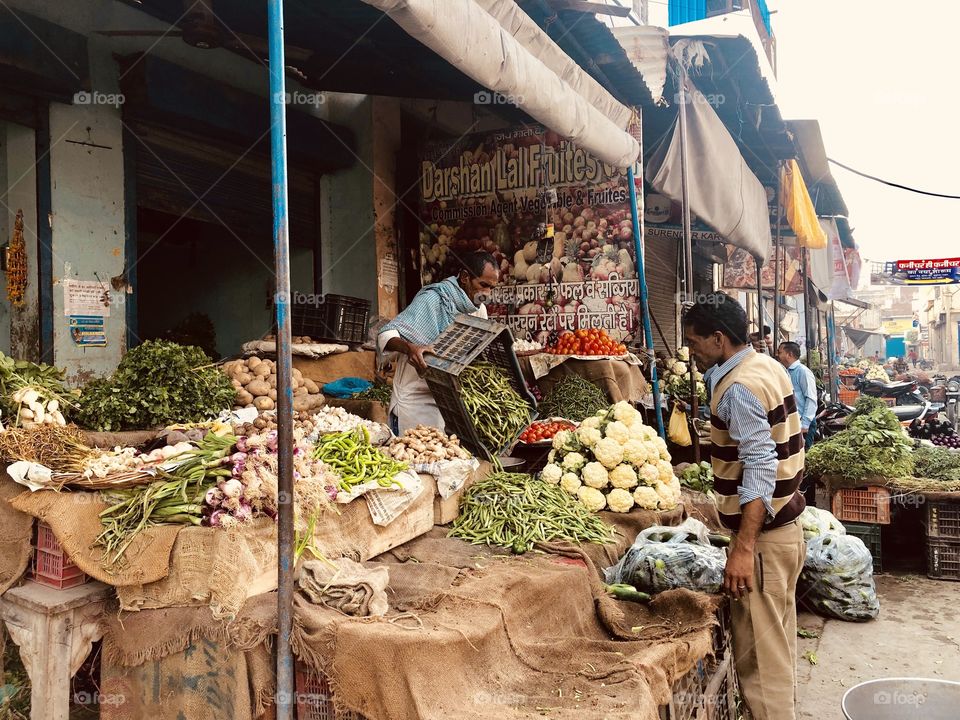 Vegetables & Fruit Markets Streets of India 🇮🇳