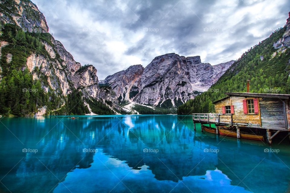 Lake Braies in Italy