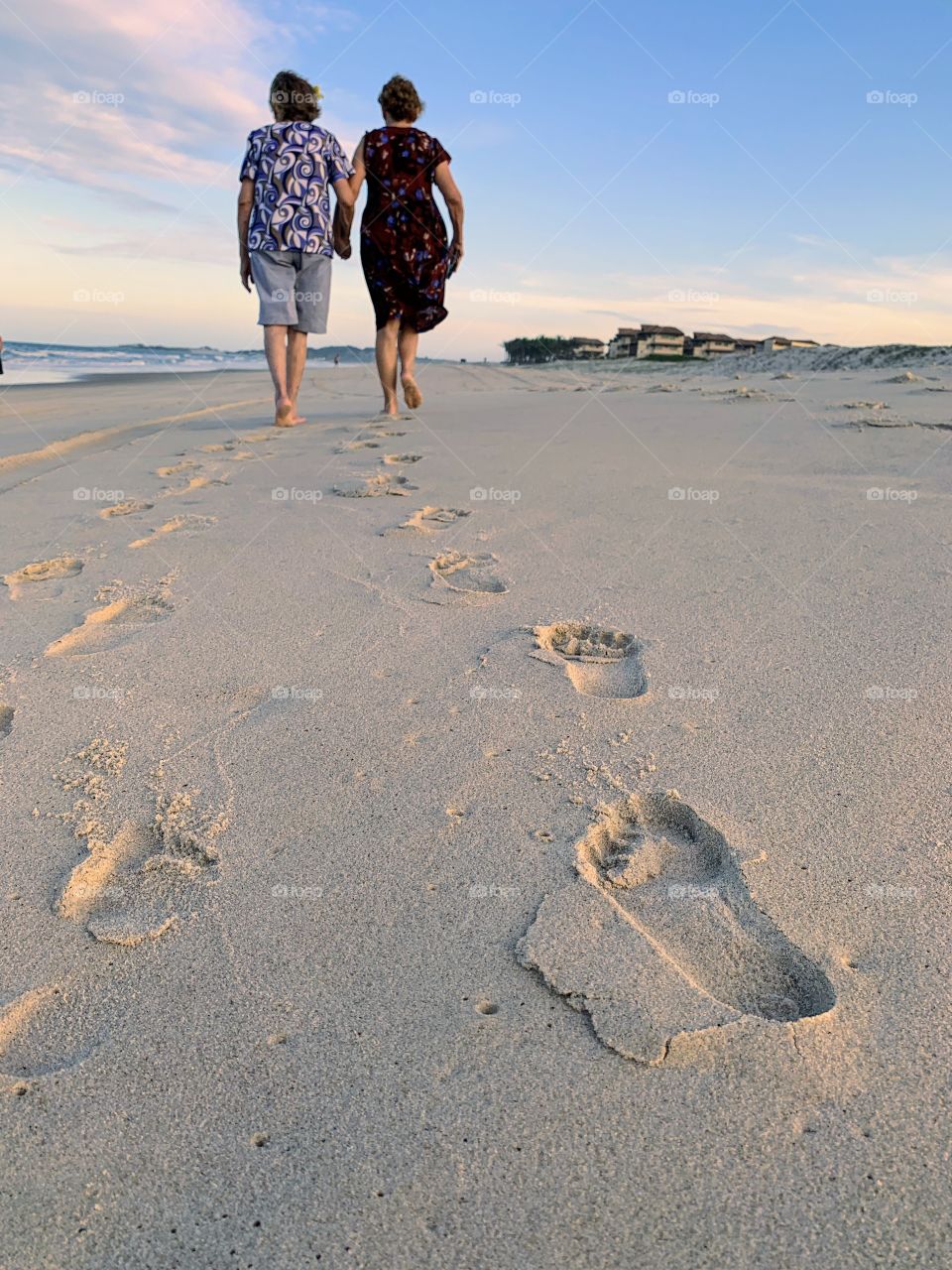 Footprints in the sand