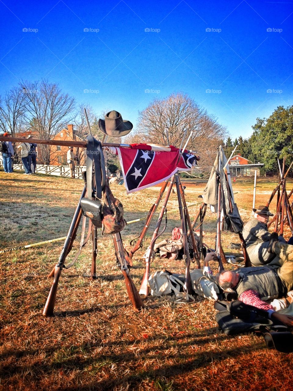 American Civil War Reenactment in Virginia 